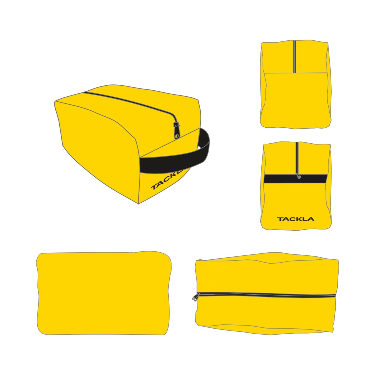Tackla Toilettilaukku Tarvikepussi 15 X 15 X 28 Cm Teamzone